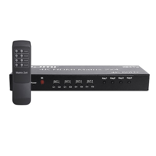 이지넷유비쿼터스 NEXTU NEXT-4224UHDM-DS 2x4 HDMI 매트릭스 스위치이미지입니다. 누르면 해당 게시물로 새창이동합니다.