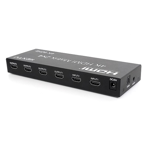 이지넷유비쿼터스 NEXTU NEXT-4224UHDM-DS 2x4 HDMI 매트릭스 스위치_이미지