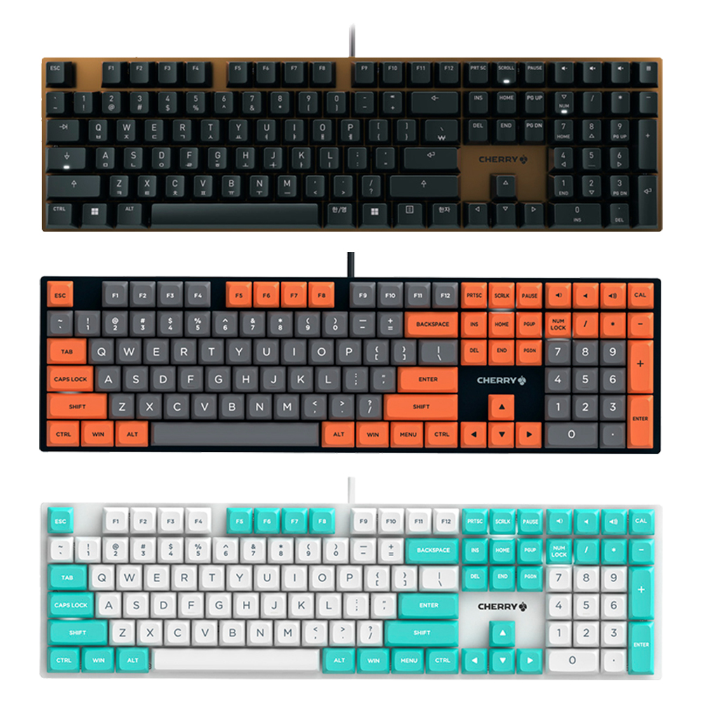 CHERRY KC200 MX 기계식 (화이트 민트)