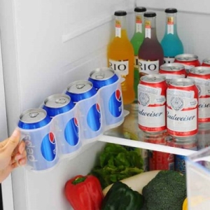편리한 냉장고 맥주캔 음료캔 정리 수납함