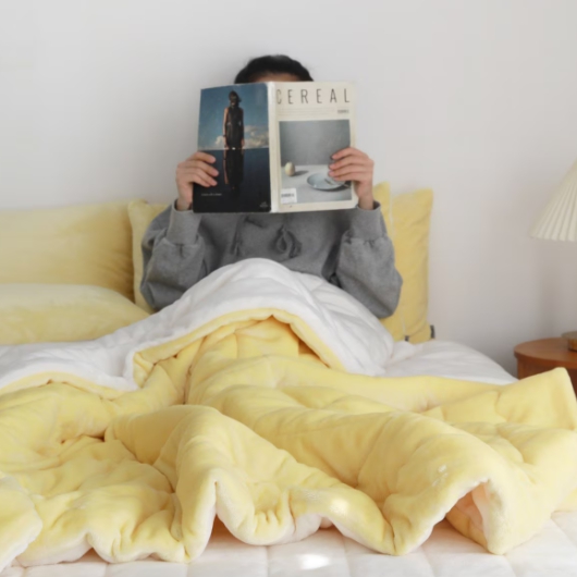 아망떼 소울메이트 플란넬 극세사 겨울 차렵이불 패드세트