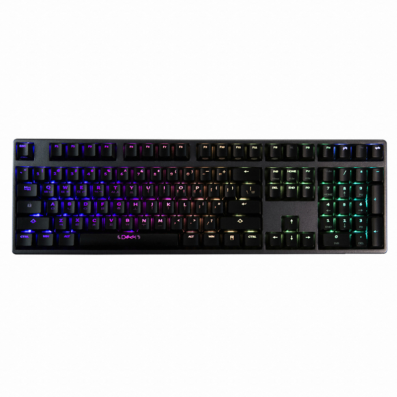 덱키보드 CBL-108S 만텔라 RGB 기계식 키보드 (적축)