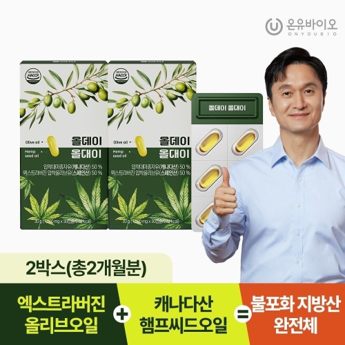 한풍네이처팜 온유바이오 올데이 올대이 30캡슐 (2개)