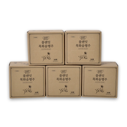 플랜잇 목화솜 행주 30매 (5개)