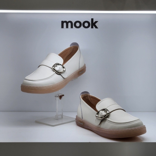 무크 여성 봉합 캐주얼 로퍼 322203 GD HGDD1SD_이미지