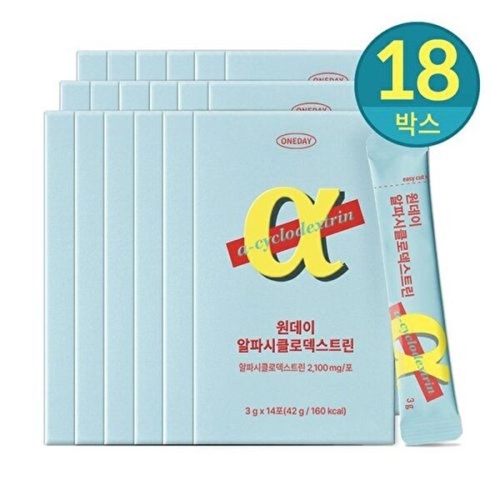 코스맥스바이오 데이즈온 원데이 알파시클로덱스트린 14포 (18개)