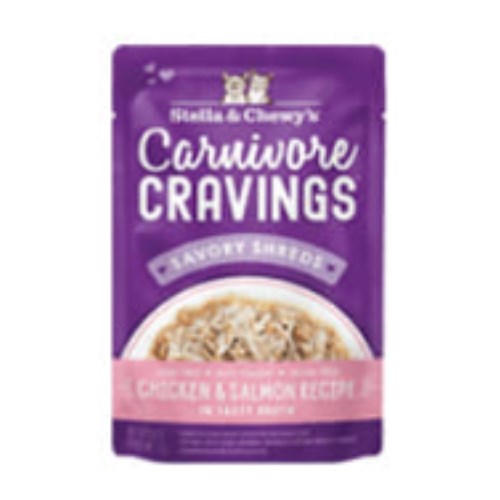 스텔라앤츄이스 캣 크레이빙스 치킨&살몬 파우치 79g (24개)_이미지