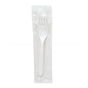 생활을그리다 개별포장 일회용 미니 포크 화이트 16cm 300개 (1팩(300개))_이미지