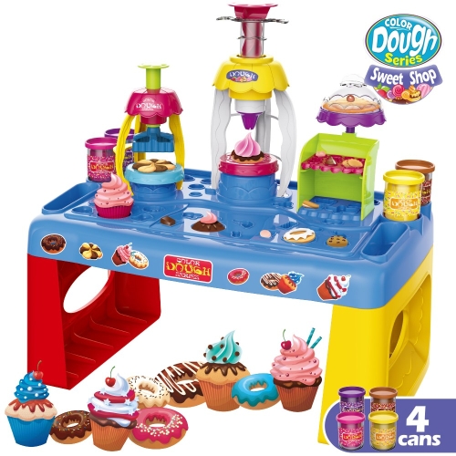 플레이 캔디 쿠키 케익샵 도우 점토 플레이 세트 37p bowato8732 하늘썬별 점토놀이 도우 클레이 아이스크림 팝콘 ..