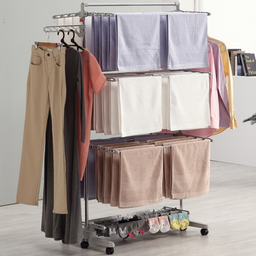 바라매 빨래건조대 7단 이불봉