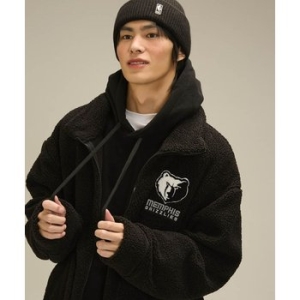 NBA MEM 팀 하이넥 보아 플리스 집업 N244JP111P _DG