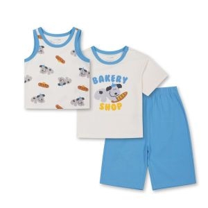 탑텐키즈 공용 유아 쿄니 모달스판 3pcs 셋업MKF3IP3301