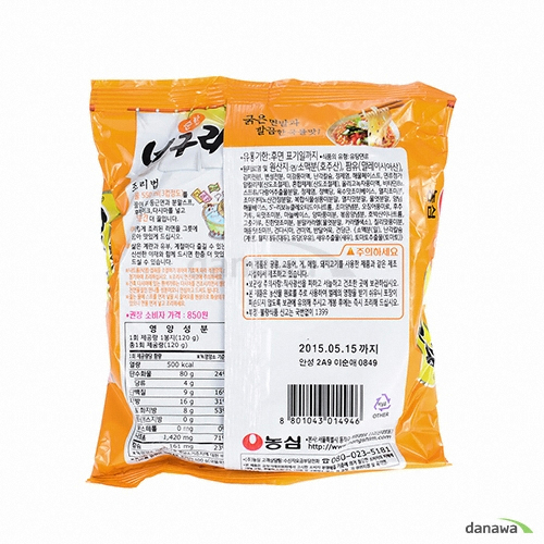 농심 너구리 순한맛 120g (10개)_이미지