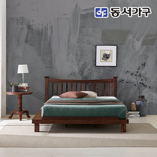 네오 루더 장미원목 침대 K