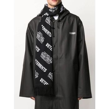 VETEMENTS Black White STAR WARS Edition All Over Logo Scarf 148630296_이미지