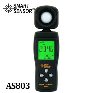 센서 AS803 디지털 럭스 미터 휘도 테스터 광도계 분광계 액티노미터 1-200000 도구