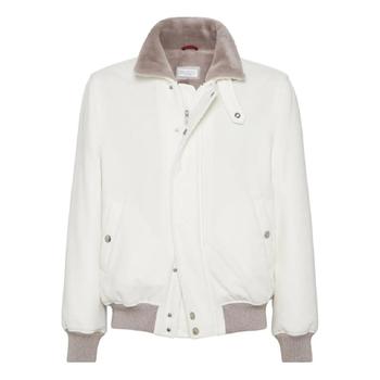 브루넬로쿠치넬리 캐시미어 봄버 재킷 MT4016887C353