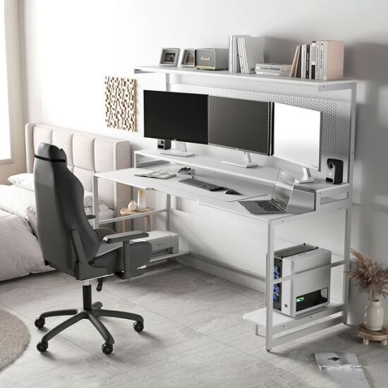 가구느낌 프로 컴퓨터 게이밍 확장형 책상 (1800x700)_이미지