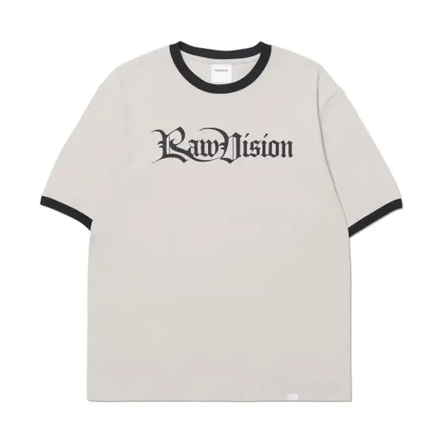 노매뉴얼 NOMANUAL RAW VISION RINGER T-SHIRTS 반팔 티셔츠 아이보리 185605_이미지