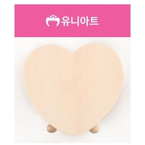 유니아트 우드 나무 저금통 하트 47332444_이미지