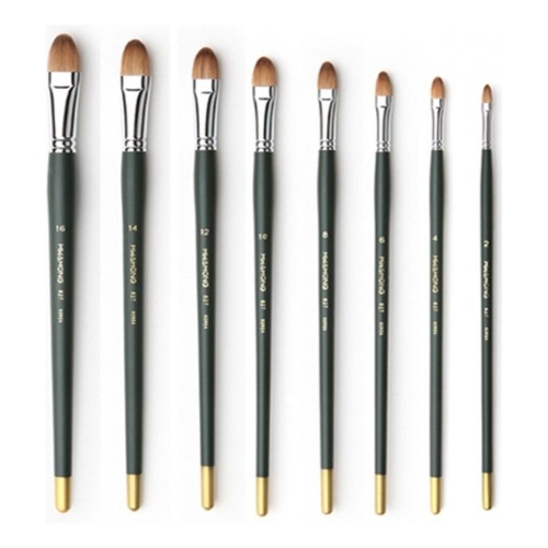 유화붓 아크릴붓 827F 6호 -35934