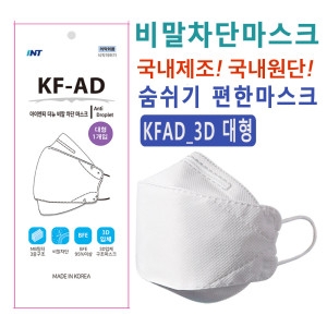 아이엔티 황사보건용 마스크 KF80 대형 (100매)_이미지
