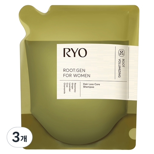 려 루트젠 여성 맞춤 샴푸 리필 400ml (3개)_이미지