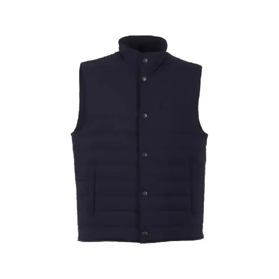 ���� buttoned quilted travel vest NAM2052009SZCJ T