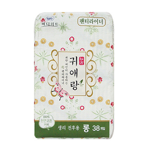 LG유니참 쏘피 바디피트 귀애랑 롱 팬티라이너 38개