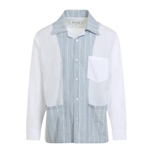 메종마르지엘라 스트라이프 체스트 포켓 코튼 셔츠 S50DT0056MT_이미지