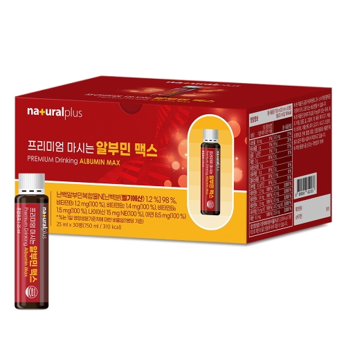 내츄럴플러스 프리미엄 마시는 알부민 맥스 25ml 30병 (1개)
