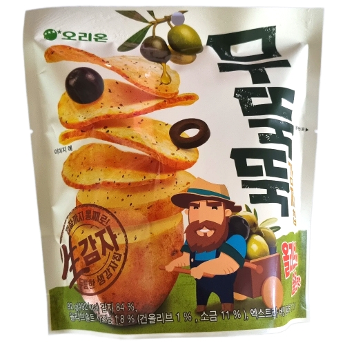 무뚝뚝 감자칩 올리브앤 솔트맛 92g