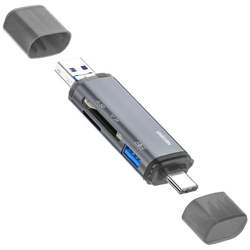 서진네트웍스 유니콘 XC-3000M 3 in 1 멀티 카드리더기 (정품)_이미지