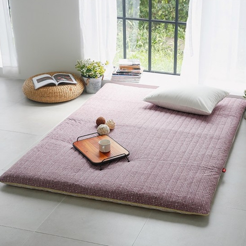 더블샵 사각누빔 모던와인 온수매트 커버