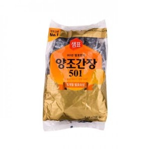 샘표식품양조간장 1회용  6mlX198개입  국간장 간장_이미지