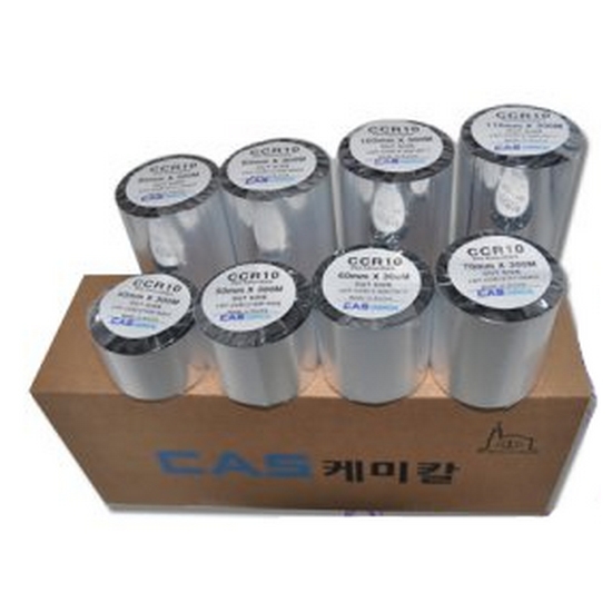CAS CCR10 왁스리본 90mm x 300m