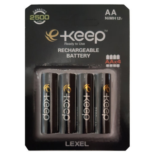 렉셀 e-keep 프로 니켈수소 AA 2500mAh (8개)_이미지