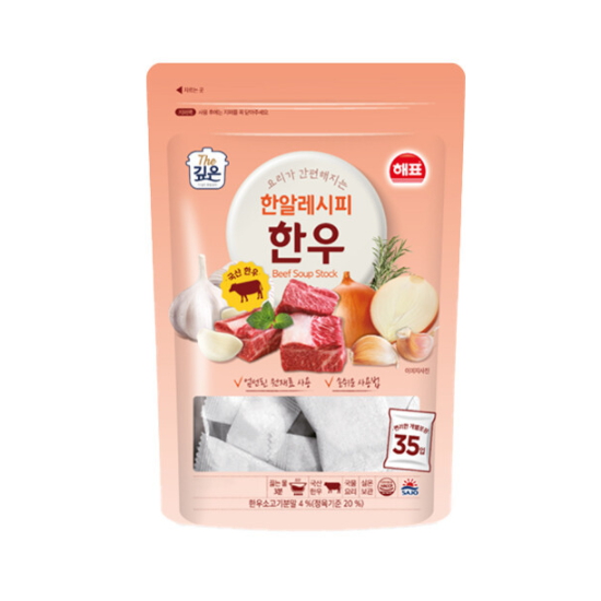 사조대림 해표 한알레시피 한우 35알 140g (4개)