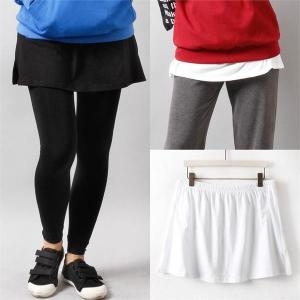 강물처럼 빅사이즈사랑해요 3094L101 코디 레이어드 치마 WW 6493298_이미지