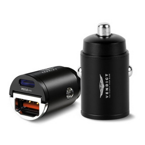 벤딕트 듀얼 포트 매립형 미니 시거잭 충전기 VDT-019_이미지