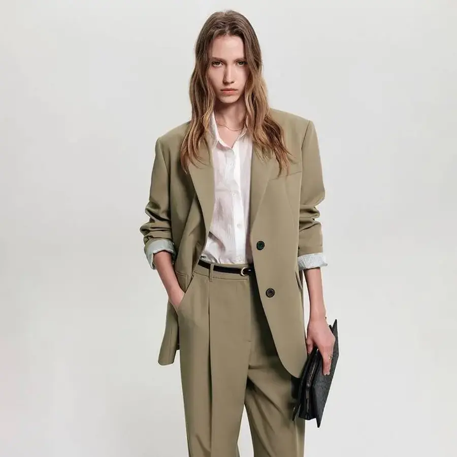 룩캐스트 엘리스 미니멀 오버사이즈 자켓_베이지 ELISE MINIMAL OVERSIZED JACKET_BEIGE 372868