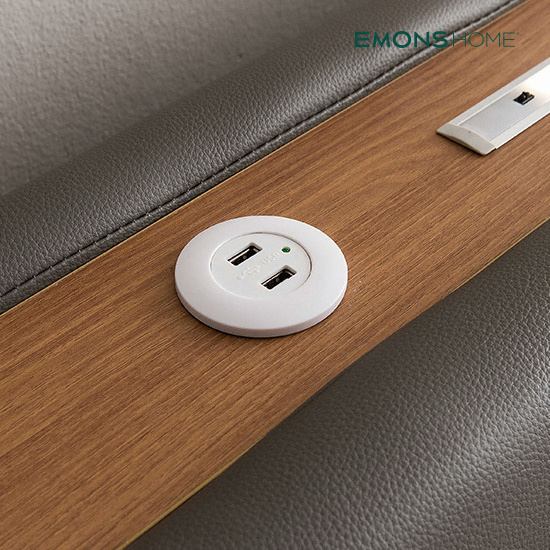 에몬스홈 루밍 저상형 LED침대 Q (매트별도)_이미지