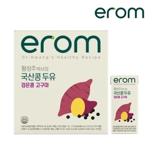 황성주 국산콩 두유 검은콩 고구마 190ml