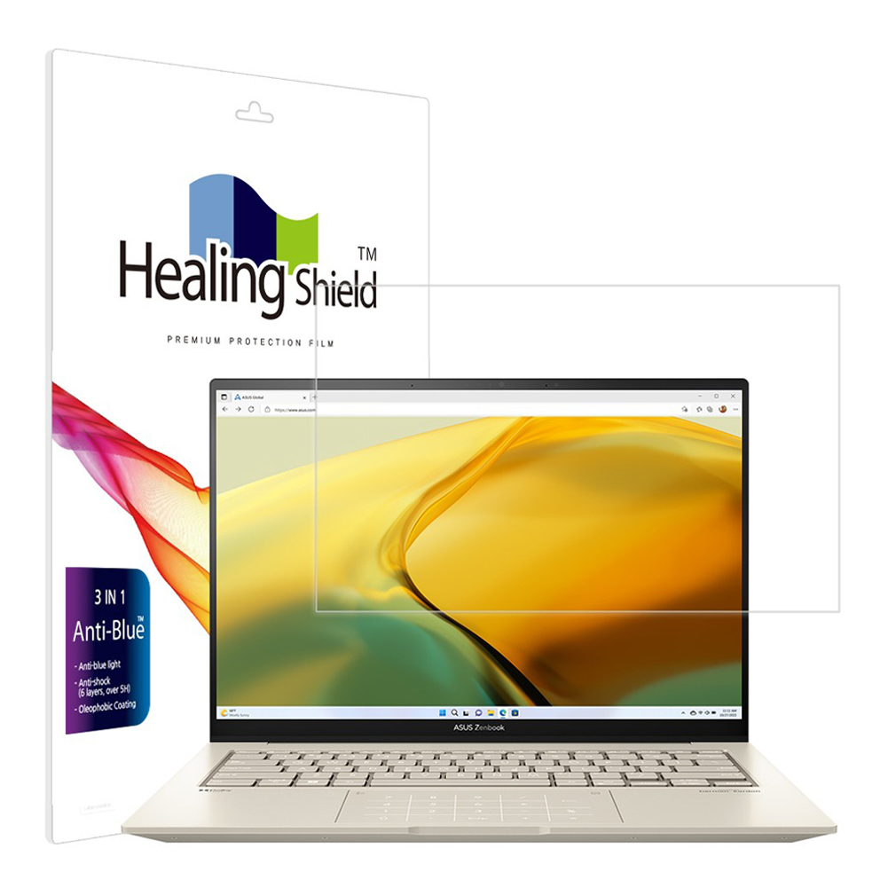 폰트리 힐링쉴드 ASUS 젠북 14X OLED UX3404 블루라이트차단 액정보호필름_이미지