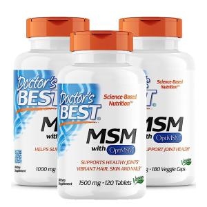 닥터스베스트 MSM with OptiMSM 1500mg 120캡슐 (3개)_이미지