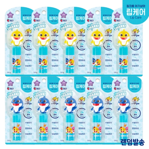 아텍스 핑크퐁 아기상어 립케어 딸기향 3.8g (10개)_이미지