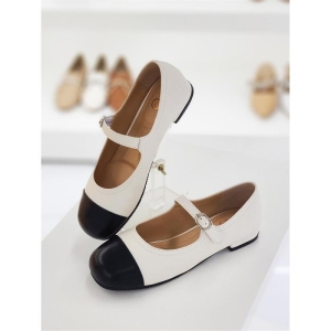 머랭고 세이브존04 투톤심플 소가죽 메리제인슈즈 1.5cm/ m22f13l m22f13l