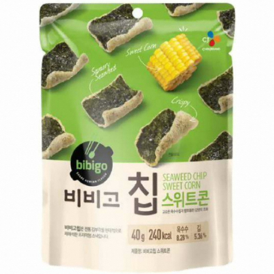 CJ제일제당 비비고 칩 스위트콘 40g (10개)_이미지