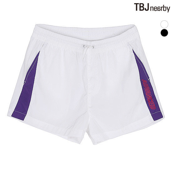 TBJ 3부 배색 블락 밴딩 팬츠 T191PT640P_이미지