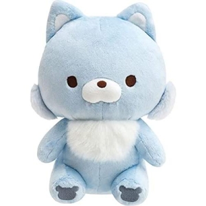 리락쿠마 인형 차이 레드 베어 규토 플러시 인형 M 블루 울프 MF22101
